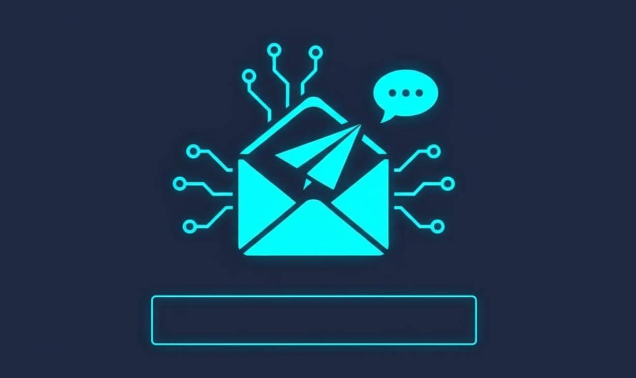 Kontaktformular auf einem Laptop-Bildschirm